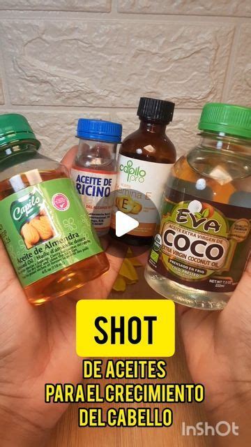 Anyiiyosoy On Instagram Shot De Aceites Natural Aplicalo En Tu