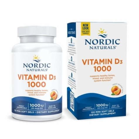 Nordic Naturals Vitamin D Softgels Boost Bones Mood Immunity