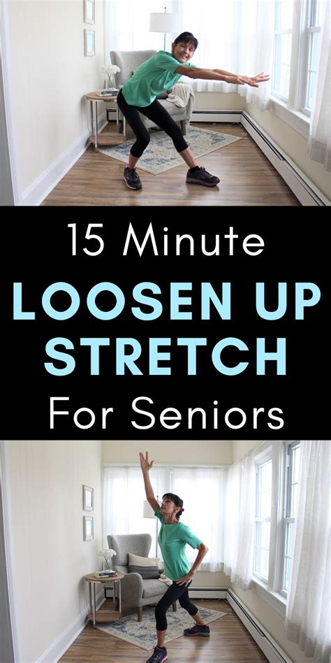 15 Minute Stretch Routine To Help You Loosen Up Fitness With Cindy Stretching For Seniors