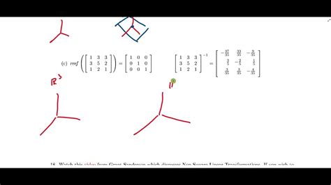 Additional Examples Of Matrices As Linear Transformations Youtube