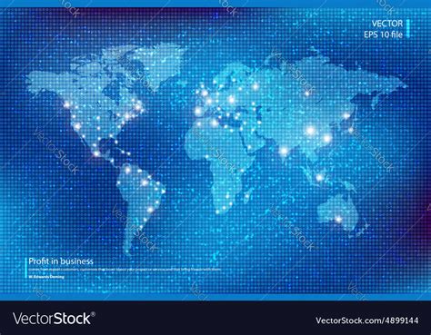 World map background Royalty Free Vector Image