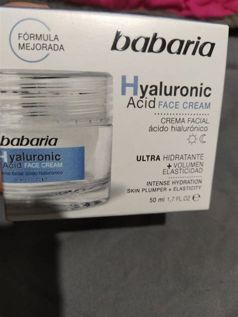 Babaria Cream Facial Ácido Hialurónico 50 Ml Inci Beauty