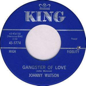 GANGSTER OF LOVE IN THE EVENIN JOHNNY GUITAR WATSON ジョニーギターワトスン