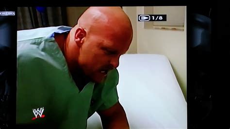 Stone Cold Attacks Vince Mcmahon In Hospital In Slow Motion Youtube