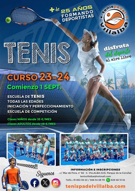 Clases de Tenis para Niños y Adultos Tenis Padel Villalba