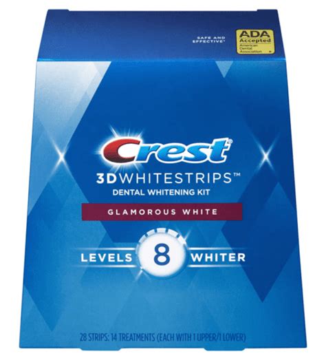 Избелващи ленти Crest Glamorous White