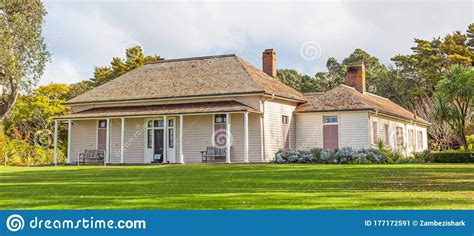 Treaty House At Waitangi New Zealand Stock Photo | CartoonDealer.com ...