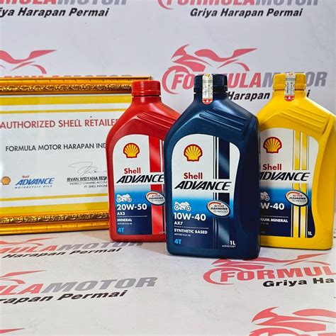 Jual Oli Shell Advance 4T Manual AX3 AX5 AX7 Ultra All Series Oli