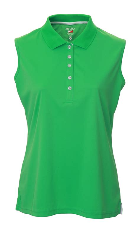 Jrb Ladies Plain Sleeveless Golf Shirt 6 Colours Spring 2020