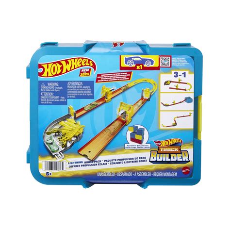 Hot Wheels Long Race Track Lightning Boost Pack Dual Curve Toy Car