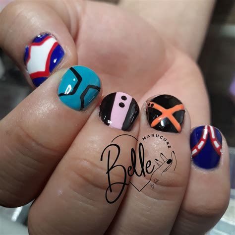 My Hero Academia Inspired Nails