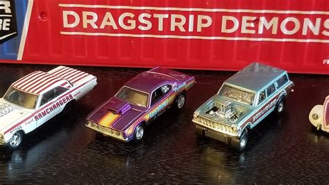 Hot Wheels Premium Dragstrip Demons Car Set YouTube