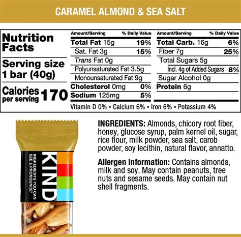 Kind Bars Caramel Almond Sea Salt Recipe