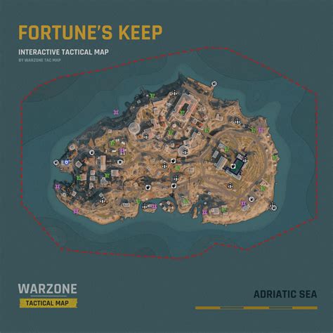 Interactive Map Of Fortunes Keep For Warzone Resurgence Rcodwarzone