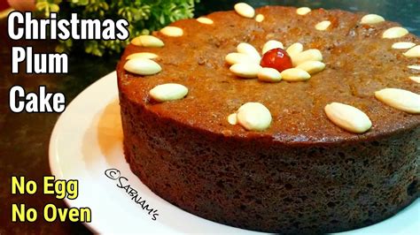 Christmas Special Plum Cake Fruit Cake Eggless Alcohol Free