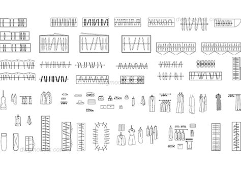 wardrobe  dwg  cad blocks  cad blocks wardrobe handles