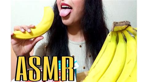 Asmr En EspaÑol Mouth Sounds Con Banana 💛🍌🍌🔥 Sonidos De Babita