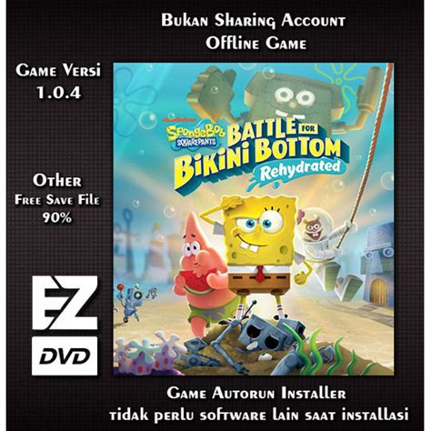 Jual Sponge Bob Square Pants Battle For Bikini Bottom PC Game