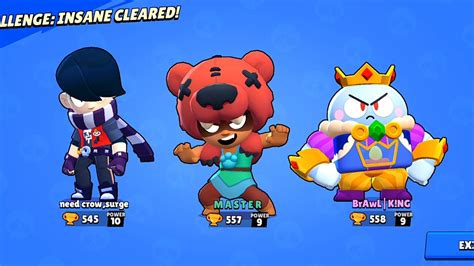 Best Brawler🐻 For Insane Boss Fight Start🤖 Brawl Stars Youtube