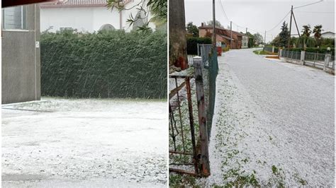 Maltempo Violenti Nubifragi E Grandinate In Veneto Chicchi Grossi