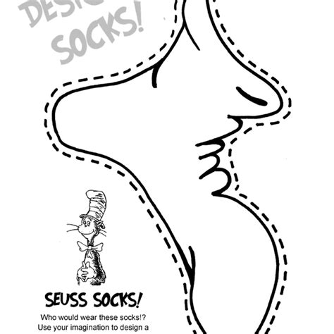 Silly Socks Coloring Page Coloring Pages