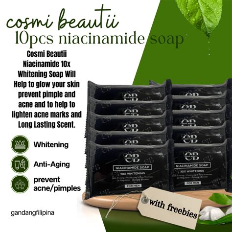 Pcs Cb Niacinamide X Whitening Soap For All Skin Types And Men