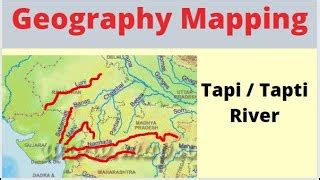 Tapi River In India Map - Birdie Sharline