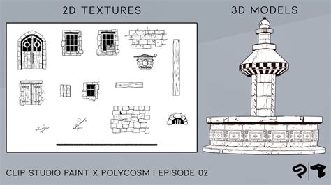 Csp X Polycosm Episode 02 2d Textures And 3d Models