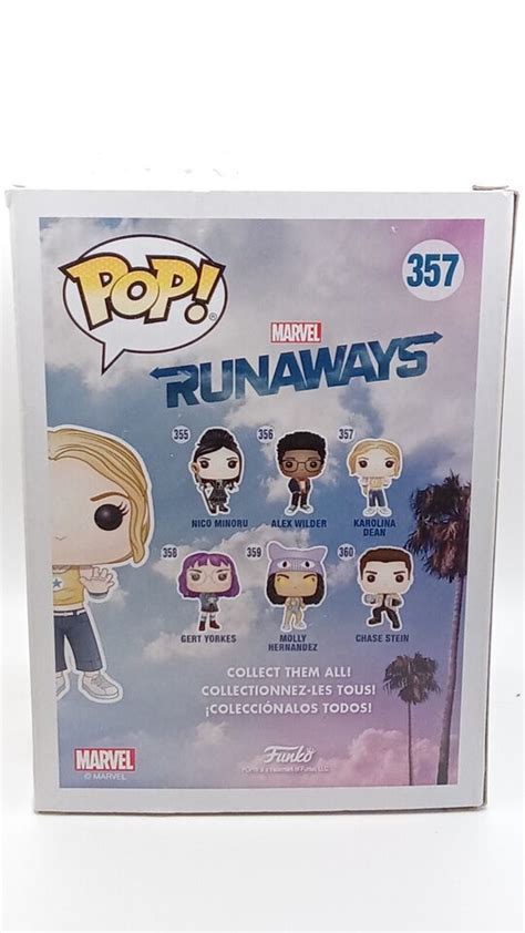 Funko Pop Karolina Dean 357 Figure The Runaways Marvel Comics Ebay