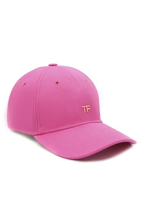 Женская фуксия хлопковая бейсболка TOM FORD купить в интернет-магазине ...