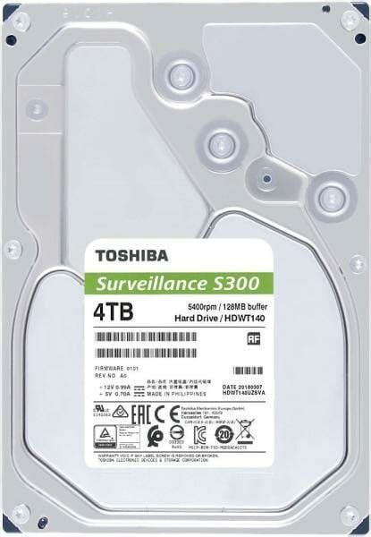 Toshiba Surveillance S300 4TB HDEUR11ZSA51F