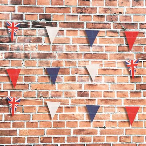 Ft King Charles Coronation Triangle Union Jack Bunting