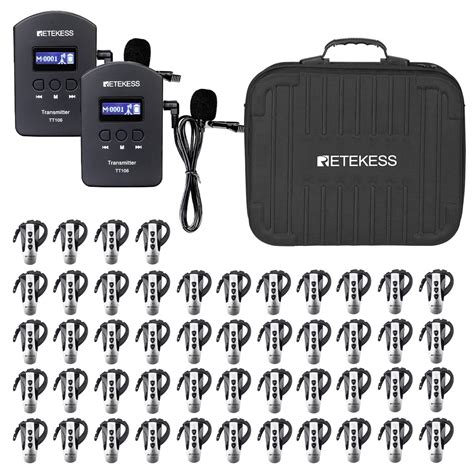 Retekess Tt Tourist Guide System With Portable Carry Bag For Tours