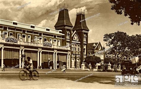 Vintage photo mount road chennai, tamil nadu, india, asia, Stock Photo ...