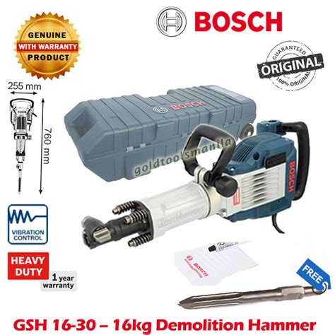 Bosch Gsh 16 30 Professional Breaker Machine 16kg 1750 55 Off