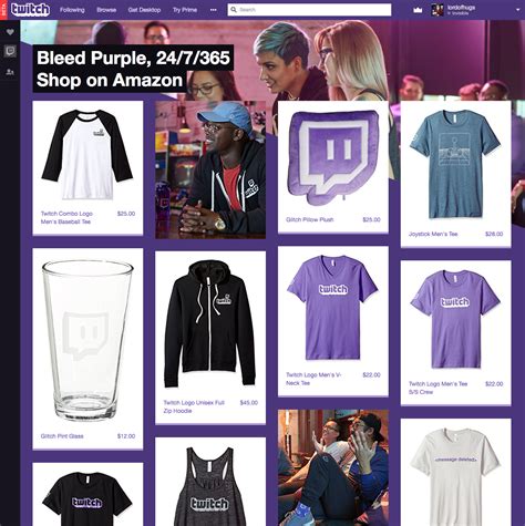 Twitch Debuts First Official Merchandise Store Powered By Amazon