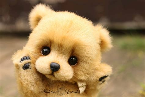 Teddy Bear Cub Honey Ooak Artist Collectible Stuffed Teddy Etsy