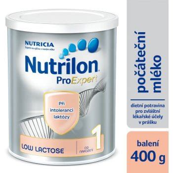 Nutrilon 1 Low Lactose 400 g od 228 Kč - Heureka.cz