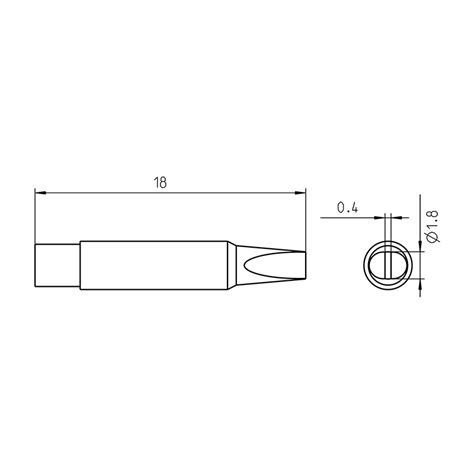 Weller Soldering Tip X Mm Chisel Shape Micro Widaco