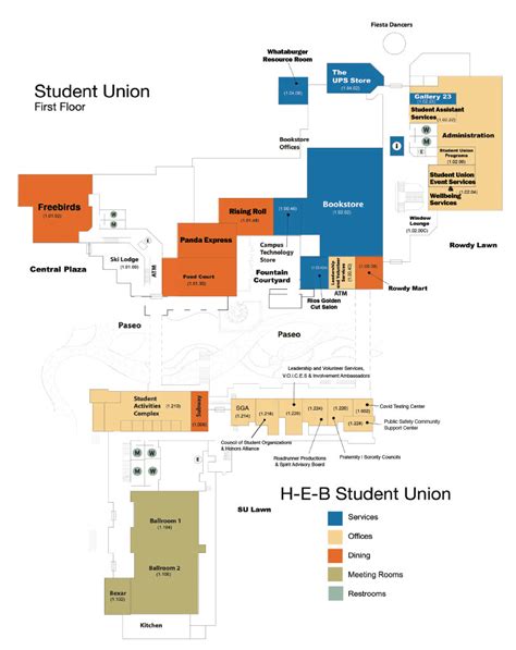 Map | Student Union | UTSA | University of Texas at San Antonio