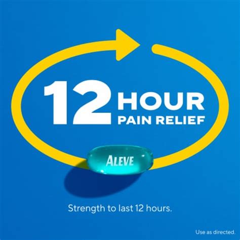 Aleve® Pain Reliever And Fever Reducer 220mg Naproxen Sodium Liquid Gels 80 Ct Kroger