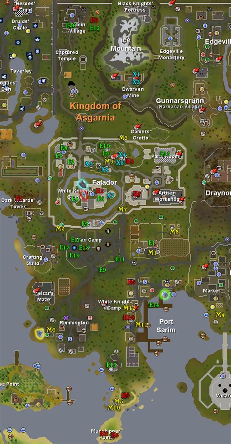 Falador Task Map Pages Tipit Runescape Help The Original