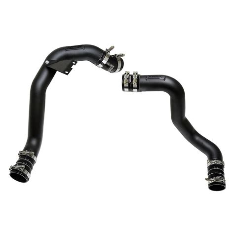 Hps Performance Black Intercooler Charge Pipe Kit Cold Side And Hot