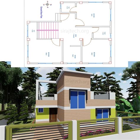 modern luxury single story house plans 4
