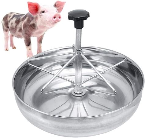 Pig Trough Feeder In Stainless Steel Pig Feeding Trough Bowl Metal