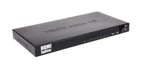 Splitter HDMI divisor 1 entrada x 8 saídas v1 4 3D Full HD 1080P