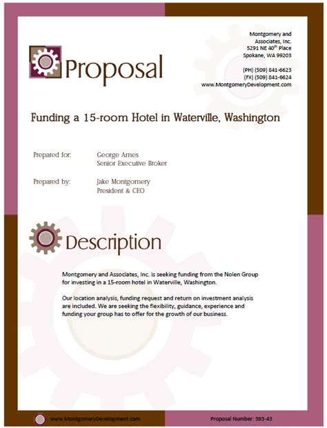 Investment Proposal Template Free Download