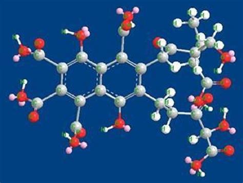 Energy Optimized Structure Of Fulvic Acid Download Scientific Diagram