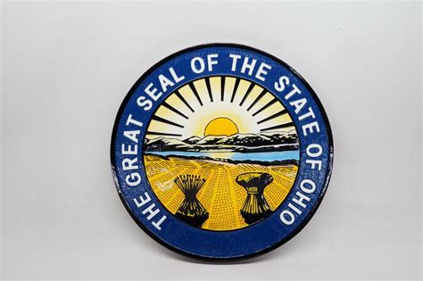 Ohio State Seal Plaque – Scalecraft