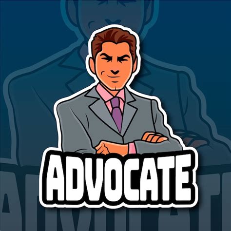 Free Vector | Hand drawn advocate logo design